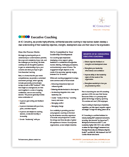 Download Executive Coaching pdf